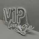 VIP Lounge Neon Signs for Wall Decor, VIP Neon Lights Signs for Room Decor, Led Light Up Sign with USB Powered for Bar, Hotel, Cafe, VIP Room, Home Decoration (Pink& yellow)