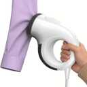 Vacuum Steamer for Clothes Handheld Clothes Steamer with 2800Pa Suction & 25s Heat-Up No-Drip Garment Steamers Suction Steam Iron Alternative Compact Steam Travel Iron with Base & Bag