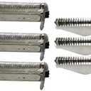 Foil and Cutter Set Compatible with Remington MicroScreen 3 TCT MS3-2000, MS3-2700, MS3-3000, MS3-3500, MS3-3700, MS3-4000