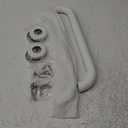 Shower Grab Bar, 2 Pack 16 Inch White Bathroom Grab Bar, 1.25" Diameter 304 Stainless Steel Anti-Slip Grab Bars for Bathtubs and Showers, Handicap Shower Grab Bar for Seniors Elderly