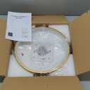 Flush Mount Ceiling Light Gold 12 Inch LED Dimmable Ceiling Light 24W 5CCT(2700K-5000K) Bedroom Lamp Entryway for Bedroom Foyer Kitchen Entryway Closet Hallway
