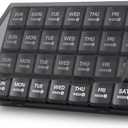 TookMag Monthly Pill Organizer 28 Day Pill Box, Large Medicine Organizers 4 Weeks, One Month Pill Box Pill Case Travel Pill Organizer with Dust-Proof Container for Pills/Vitamin/Supplements (Black)