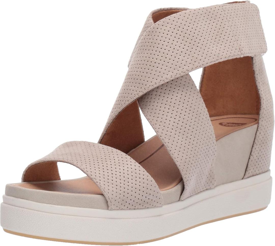 Dr. Scholl's Shoes Women's Sheena Wedge Sandal (7)