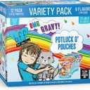 Weruva B.F.F. OMG - Best Feline Friend Oh My Gravy!, Variety Pack, Potluck O' Pouches, Wet Cat Food, 2.8Oz Pouches (Pack of 12) (EXP 11/18/28)