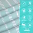 cabanana Hand Towels for Bathroom - 2-Pack,20x30 Inch-100% Cotton,Turkish Bathroom Hand Towels,Super Absorbent & Quick-Dry Soft for Bath, Kitchen, Spa, Face, Hair, Dishcloth (Aqua)