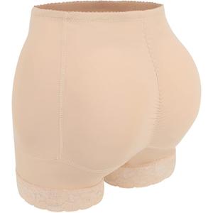 JOYSHAPER Womens Padded Underwear Butt Lifter Panties Seamless Shapewear Tummy Control High Waist Hip Pads Enhancer Shorts L
