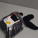 Hanes Men's Double Tough Socks, Crew and Ankle Moisturing Wicking Socks, Black & White, Multi-Packs