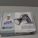 MR.SIGA Electric Spin Scrubber for Kitchen and Bathroom Cleaning, Waterproof Rechargeable Cordless Spin Scrubber with 5 Replaceable Cleaning Brushes and Pads