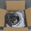 Electric Stove Burner Drip Pans 316048414(6")316048413(8") Electric Stove Top Burner MP15YA(6") MP21YA(8") Compatible for Ken-more Cro-sley Tap-pan Frigi-daire etc by MIFLUS