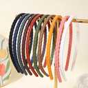 3 x 10 Pcs Plastic Headbands for Women Girls, Head Bands for Women's Hair Accessories Thin Headbands for Women Girls Teens,Style-1