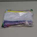 20 Pack Multicolored Zipper Mesh Pouch, Zipper Pencil Pouches Pen Bags, Multipurpose Travel Bags for Cosmetic School Office Supplies and Travel Accessories, 10 Colors (Assorted B)