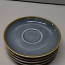 Kiln Cappuccino Saucer - Ocean - Porcelain 4 Piece