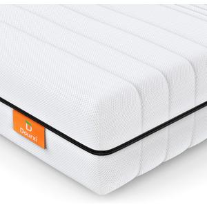 Dourxi Crib Mattress, Breathe Through Baby Dual-Sided Comfort Memory Foam Toddler Mattress with Washable 3-D Mesh Cover, Fits Standard Full Size Crib and Toddler Bed, 52x27.5x6 inch