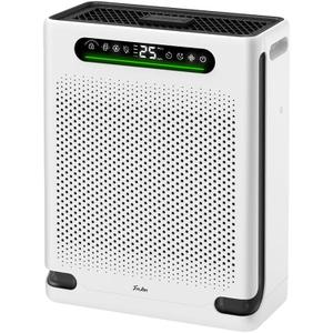 Air Purifiers for Home, HEPA Air Purifier with Washable Filter & Air Quality Display, Powerful Turbo Mode
