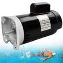 B2855 2HP Pool Pump Motor,56Y Frame | 230V | 3450 RPM B855 Compatible with Century/Smith Pool Pump Motors with Square Flange for Various Above Ground and Underground Swimming Pools