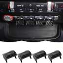 RT-TCZ Carbon Fiber Center Console Control Navigation Switch Button Trim Cover Decoration Interior Accessories for Ford Mustang 2015-2023