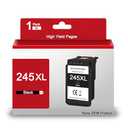 PG-245 XL Black Printer Ink Replacement for Canon 245 245XL Ink Cartridge Work with PIXMA MG2420 MG2520 MG2522 MG2525 MG2920 MG2922 MG2924 MG3020 TR4520 TR4522 TS3120 MG3022 MG3029 Printer (1 Black)