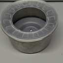 Heouvo 1 Gallon Large Dog Water Bowl No Spill,Anti Digging Lid & Rubber Bottom Spill Proof Dog Bowl, Anti Splash Mess Dripless Slow Drinking Stainless Steel Water for Sloppy Messy Drinkers Car (3.8L, Gray)