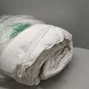 APSMILE Oversized King Luxury 100% Organic Cotton All Season Down Feather Fibers Comforter, High Fill-Power Medium Warmth Duvet Insert (120x98, Ivory White)