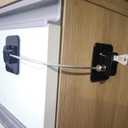 YEYA Upgraded Refrigerator Locks 4 Pack, Baby Proof Cabinet Locks with Keys, Safety Cabinets Door for Toddler