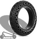 Felixstory 10 Inches Solid Honeycomb Tire 10x2.125/2.0 for Xiaomi M365/Pro Gotrax G4 Hiboy S2 Pro Ninebot F40 Electric Scooter, Rubber Plosion-Proof Tyre non-slip non-pneumatic Tire Replacement Wheel