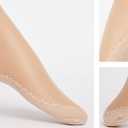 5 x Women's 10 Pairs Silky Thin Nylon Short Ankle Socks (Gold)