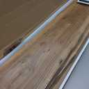 Dreamland 36 Inch Long Floating Shelves Set of 2, Rustic Solid Elm Wood Live Edge Floating Shelf Wall Mounted, 8 Inch Deep Wooden Wall Shelves for Living Room, Bedroom, Bathroom, Kitchen, Natural