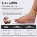 Plus Size Foot Compression Wrap with Elastic Straps for Swollen Feet & Ankles, Ankle Brace for Sprains, Lymphedema, Edema, Diabetic Care & Circulation Relief for Women and Men (4XL-6XL, 1 Pcs)