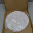 PATIKIL 10" Diameter Lampshade Diffuser, 2 Pcs 2mm Thick Round Diffuser Sheet for Drum Lampshades, Pendants Light, DIY Light Shield, Frosted White