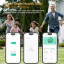 Smart Ring for Women and Men  Fitness & Health Smart Ring with Heart Rate and Sleep Tracking  Waterproof Activity & Wellness Ring Compatible with iPhone and Android (10#(19.8mm), Rose Gold)