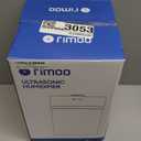 RIMOO Stainless Steel Humidifier, 4L Ultrasonic Cool Mist Humidifiers with Only 3 Parts Easy to Clean, Top Fill Humidifier with 19H Timer, 28dB Whisper Quiet, Filterless for Bedroom Large Room