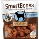 SmartBones with Peanut Butter Mini Chews 30 Count, Rawhide-Free Chews for Dogs, No Artificial Preservatives or Flavors Added, 16.9 OZ (SBPB-00310)