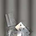 4 Pack M 6053 Frameless Shower Door Roller Assemblies  3/4" Plastic Wheels with Ball Bearings,Chrome Aluminum Bracket,Replacement Kit for Glass Sliding Doors Parts