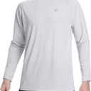 Men's UPF 50+ Sun Protection Shirts UV SPF Long Sleeve Rash Guard Fishing Swim Shirt Quick Dry (XXXL)