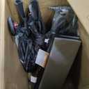 5-in-1 Pack and Play, Baby Bassinet Bedside Sleeper with U-Shaped Diaper Changer, Portable Toddler Playard for Newborn Toddlers, Baby Crib with 4 Adjustable Height, Carry Bag,Easy to Install (Black)