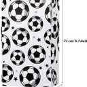 Blulu 30 Pack Paper Soccer Party Favor Bag Candy Goodie Treat Bags Soccer Print Gift for Football Themed Party Favors