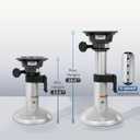 Aluminum Adjustable Height Locking Boat Seat Pedestals 13 to 18 Inches for Boat Seats(1pcs)
