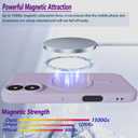 for iPhone 16 Plus Case, Compatible with MagSafe, Soft Silicone Protective Phone Case for iPhone 16 Plus Case 6.7"-Purple