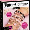 Juicy Couture Mini Chains and Charms Bracelet Kit - DIY Charm & Friendship Bracelet Making Set with Beads, Charms & Cords - Create 5 Bracelets, Arts & Crafts Gift for Girls Tweens Ages 8+