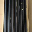 Portable Dog Fence with Door for Indoor Outdoor Use, Free Standing Dog Gate Foldable Design, Metal Black 32" Tall, Expandable 6 Panels Use for Yard, Stairs, Front