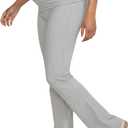Motherhood Maternity Women's Full Length Fold Over Waist Lightweight Lounge Flare Pregnancy Yoga Pants, Small