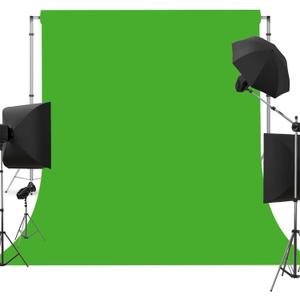 Green Screen Photo Backdrop for Photoshoot Green Background for Photography Photo Backdrop Curtain for Party 10 x 10 FT