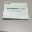 7Color LED Light Therapy Mask, Wireless Green Silicone Face Mask for Red Light Therapy, Infrared, Blue Light, and Skin Rejuvenation, Adjustable Brightness & Skin Treatment, Green