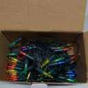 WATERGLIDE 4 Pack 50LED Outdoor Christmas Lights, 16FT Battery Operated Mini String Light with 8 Modes & Timer, Xmas Tree Lights Waterproof for Patio Garden Party Wedding Holiday Decor, Multicolor