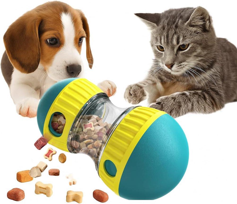 Interactive Pet Treat Dispenser Toy  Adjustable Puzzle Feeder Ball for Dogs & Cats  Slow Feeding, Enrichment and Mental Stimulation