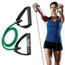 SPRI Xertube Resistance Bands with Handles – All Exercise Cords Sold Separately with Home Gym Workout Fitness Door Anchor Attachment Option