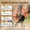 2 x GPGP GreenPeople Ultra-High Complex Extended-Release melatonin | Extra Strength Support for Adults | with L-Theanine and Turmeric Root Extract | 120 Capsules