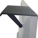 TV Top Shelf Wide Platform Solid Screen Shelf Adjustable Mount Desktop PC Monitor with 8 inch Wide Platformfor Streaming Devices, Media Boxes, Speakers and Home Decor,Black (8inch-1 pack)