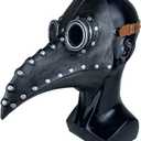 Stegosaurus Plague Doctor Bird Mask Long Nose Beak Cosplay Steampunk Halloween Costume Props Latex Material