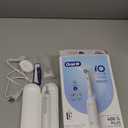 Oral-B iO Deep Clean Rechargeable Electric Toothbrush, White, iO Series 3 Limited, 2 Brush Heads, Travel Case, Pressure Sensor, 3 Cleaning Settings, 2-Minute Timer (1 Count (Pack of 1))